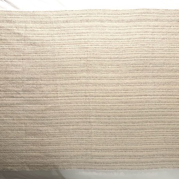 Nantucket Looms Windswept Ivory Handwoven Multi-Fiber Throw Blanket UNUSED NWT - Picture 12 of 13